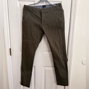 J. Crew Men's Green Chinos